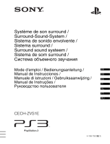 Sony Série PS3 Système de son surround CECH-ZVS1E Manuale utente