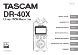 Tascam DR 40X Guida utente