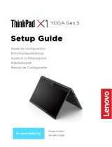 Mode d'Emploi Lenovo Série ThinkPad X1 Yoga Gen 5 Guida utente