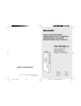 Sharp PA-VR10E Manuale utente