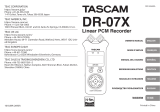 Tascam DR-07X Manuale del proprietario