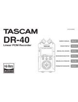 Tascam DR 40 Istruzioni per l'uso