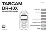 TASCAM DR-40X DR 40X Manuale del proprietario