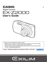 Casio EX-Z2000 Manuale utente