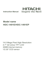 Hitachi HDC-1491EP Manuale del proprietario