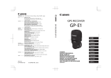 Canon GPS RECEIVER GP-E1 Manuale utente