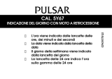 Pulsar 5Y67 Istruzioni per l'uso