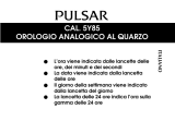 Pulsar 5Y85 Istruzioni per l'uso