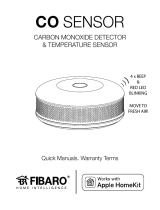 Fibaro Carbon Monoxide Detector Manuale utente