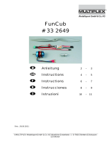 MULTIPLEX Antriebssatz Funcub Manuale del proprietario