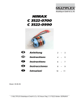 MULTIPLEX Himax C 3522 0700 Manuale del proprietario