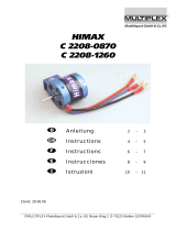 MULTIPLEX Himax C 2208 0870 Manuale del proprietario