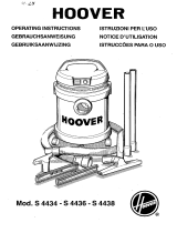 Hoover S4436 AquaPlus Manuale del proprietario