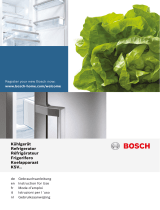 Bosch Free-standing refrigerator Manuale del proprietario
