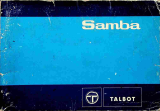 Talbot Samba Manuale del proprietario