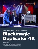 Blackmagic Duplicator 4K Manuale utente