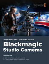 Blackmagic Studio Camera  Manuale utente
