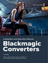 Blackmagic Design Mini Converter SDI Distr. Manuale utente