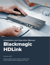 Blackmagic HDLink  Manuale utente