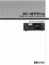 ICOM IC-471A E Manuale del proprietario