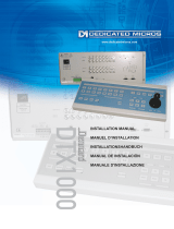 Dedicated Micros DTX 1000 Telemetry Transmitter Manuale del proprietario