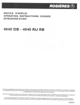 ROSIERES 4040 RU RB Manuale del proprietario