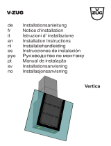 V-ZUG 493 Guida d'installazione