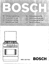 Bosch hsg 122 p eu Manuale del proprietario