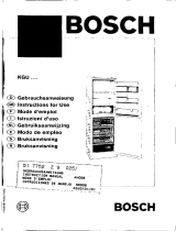 Bosch KGU3101/01 Manuale utente