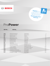 Bosch ProPower MFW67440 Manuale del proprietario