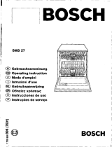 Bosch SMS2702/09 Manuale utente