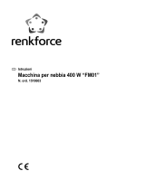 Renkforce FM01 Smoke machine Manuale del proprietario