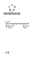 Renkforce M.A.R.L.I.S IV Active PA speaker set Manuale del proprietario