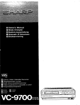 Sharp VC-9700 Manuale del proprietario