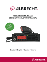 Albrecht AE 6491 CT, CB Funk, Multinorm Manuale del proprietario