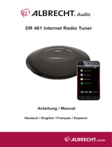 Albrecht Audio DR 461 Mini Internet-Radio Tuner Manuale del proprietario