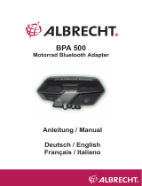 Albrecht BPA 500 Motorrad Kommunikation Manuale del proprietario