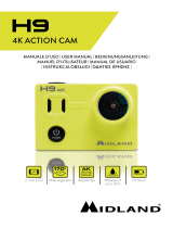 Midland H9 WIFI Action Kamera, Ultra HD 4K Manuale del proprietario