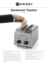 Hendi Sandwich Toaster 261163 Manuale utente