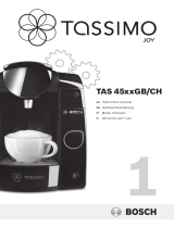 TASSIMO by Bosch Joy Pod Coffee Machine Manuale del proprietario