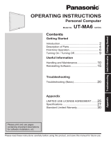 Panasonic UT-MA6 Manuale del proprietario