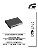 Videotec DCRE485 Manuale utente