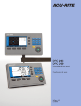 ACU-RITE DRO203 and DRO300 Istruzioni per l'uso
