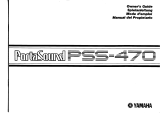 Yamaha PortaSound PSS-470 Manuale del proprietario