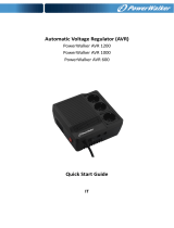 PowerWalker AVR 1000 Manuale del proprietario