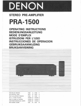 Denon PRA-1500 Manuale del proprietario