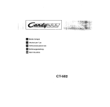 Candy CT-502 Manuale del proprietario