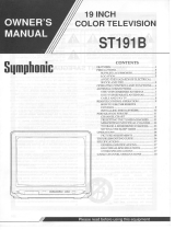 Symphonic ST191B Manuale utente