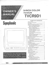 Symphonic TVCR9D1 Manuale utente
