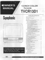 Symphonic TVCRD13D1 Manuale utente